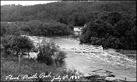 Birtle Park flood, July 5, 1935
