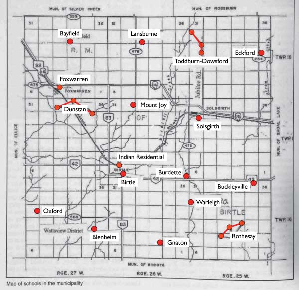 schools
At one time, there were up to seventeen schools in the Birtle area.